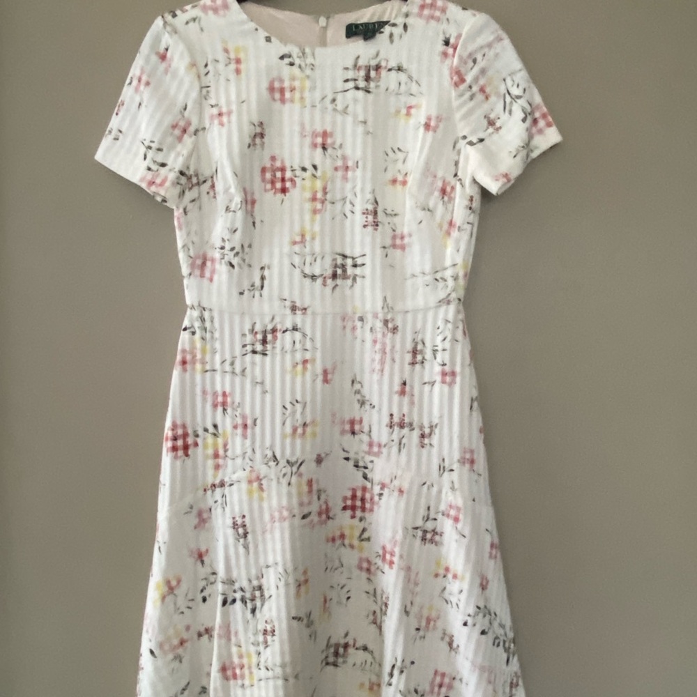Ralph Lauren Floral Textured Dress
